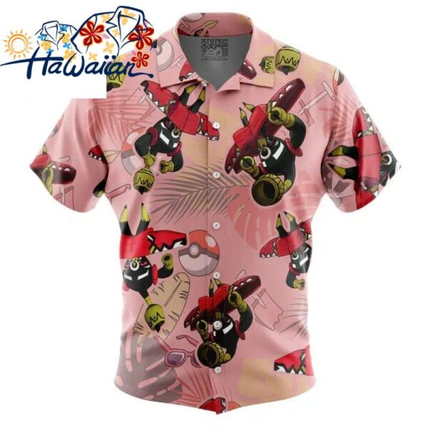 Tapu Bulu Pokemon Button Up Hawaiian Shirt S 1 1