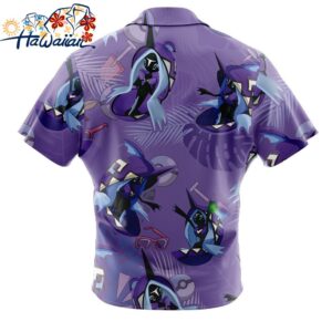 Tapu Fini Pokemon Button Up Hawaiian Shirt 2 1