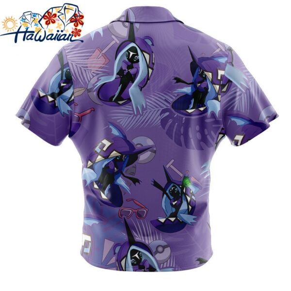 Tapu Fini Pokemon Button Up Hawaiian Shirt 2 1