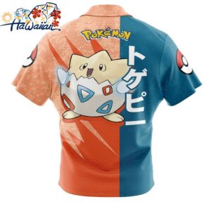 Togepi Attack Pokemon Button Up Hawaiian Shirt 2 1