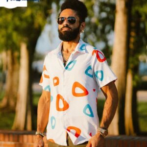Togepi Pattern Pokemon Button Up Hawaiian Shirt 3 1