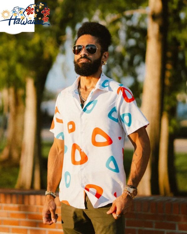 Togepi Pattern Pokemon Button Up Hawaiian Shirt 3 1