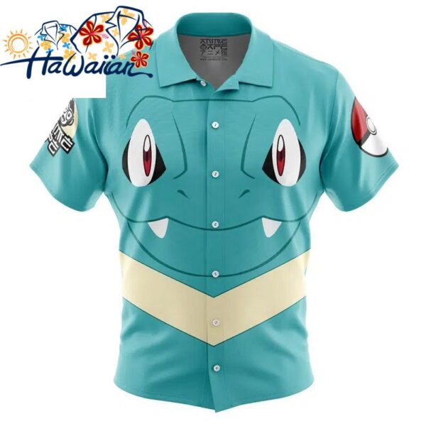 Totodile Face Pokemon Button Up Hawaiian Shirt S 1 1