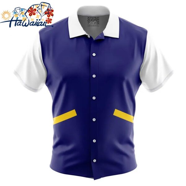 Ash Ketchums First Outfit Pokemon Button Up Hawaiian Shirt 1