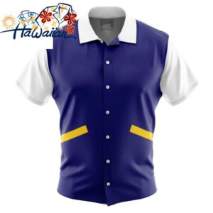 Ash Ketchums First Outfit Pokemon Button Up Hawaiian Shirt S 1 1