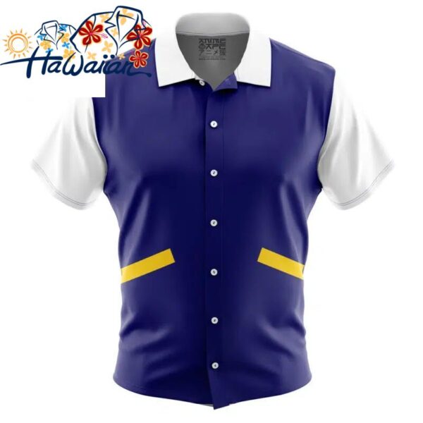 Ash Ketchums First Outfit Pokemon Button Up Hawaiian Shirt S 1 1