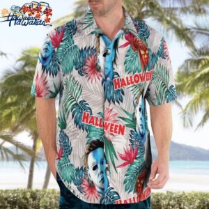 Halloween Michael Myers Hawaiian Shirt Aloha Shirt Horror Hawaiian Shirt Hawai 1