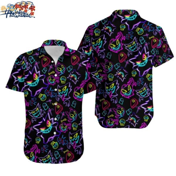 Ge.ngar Ghost Hawaiian Shirt Button Up Shirt Ge.ngar Ghost Birthday Shirt 1