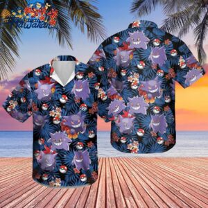 Gen.gar Ghost Hawaiian Shirt Button Up Shirt Gen.gar Ghost Birthday Shirt 1