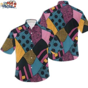 Halloween Sally Patches Hawaiian Shirtcostume Cosplay Cartoon Hawaii Tee Movie 1
