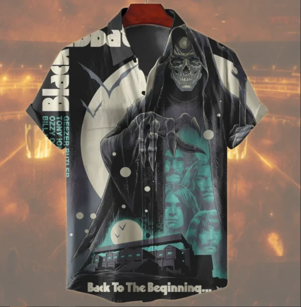 Black Sabbath Back To The Beginning Hawaiian Shirt Shirt Us Size 1