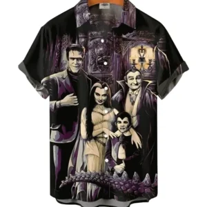 Munsters Movie Hawaiian Shirt Shirt Us Size 1