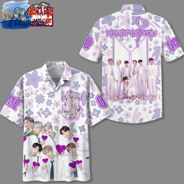BTS I Purple You Limited Edition Hawaiian Shirt