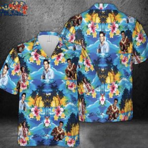 Elvis Presley Hawaiian Shirt Elvis Hawaiian Shirt Aloha Summer Tee Tropical Butt 1