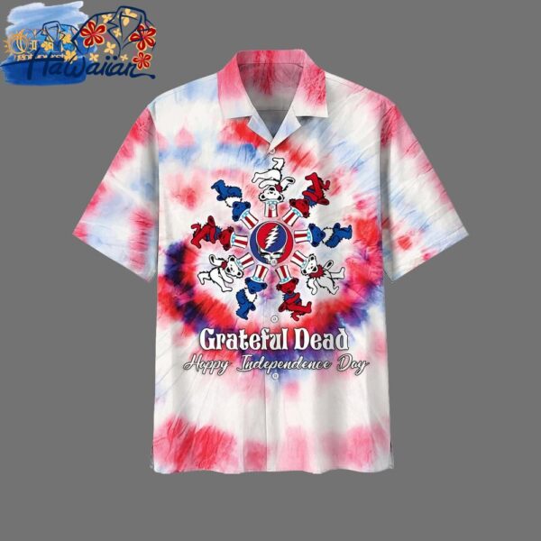 Grateful Dead Happy Independence Day Hawaiian Shirt Gotyourstyle 2