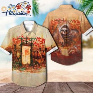 Black Sabbath Mob Rules Short Sleeve Hawaiian Shirt Size S 5xl 2