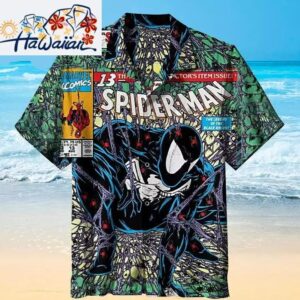 Hawaiian Shirt Comic Lovers Spider Man Hawaiian Shirt Halloween Hawaiian Shirt 1