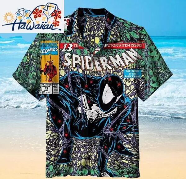 Hawaiian Shirt Comic Lovers Spider Man Hawaiian Shirt Halloween Hawaiian Shirt 1