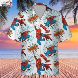 Spider Man Spider Web Superheroes Summer Hawaiian Shirt 1