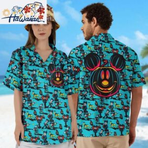 Mickey Halloween Pumpkin Mickey And Friends Spooky Season Hawaiian Shirt 1