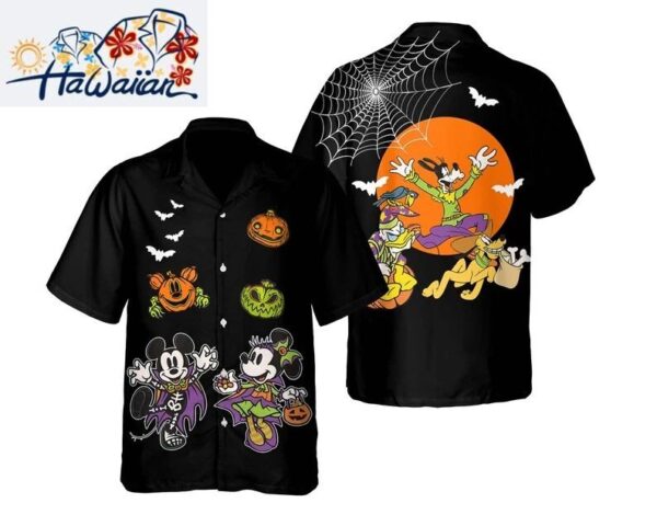 Halloween Mickey amp Friends Mickeys Not So Scary Halloween Party Hawaiian Shirt 1