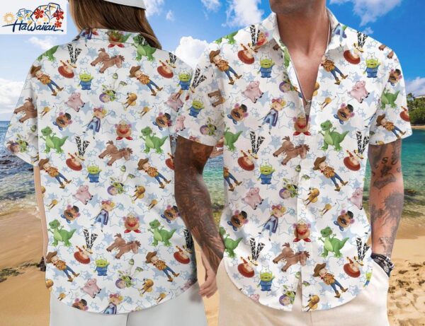 Pixar Toy Story Characters Aloha Summer Vacation Gift For Fan Hawaiian Shirt 2