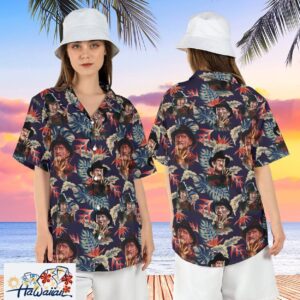 Freddy Krueger Horror Nightmare Elm Street Scary Movie Shirt Trendy Aloha 1
