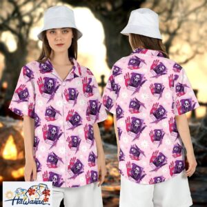 Ghostface Pink Horror Scream Movie Call Me Halloween Aloha Tee Trendy Aloha 1
