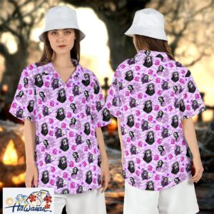 Ghostface Scream Halloween Call Hawaiian Horror Movie Aloha Top Trendy Aloha 1