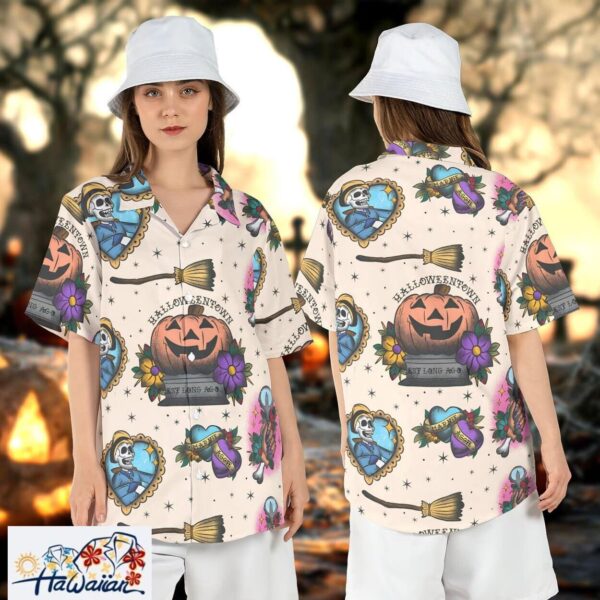 Halloweentown University Halloween Pumpkin Horror Aloha Tee Trendy Aloha 1