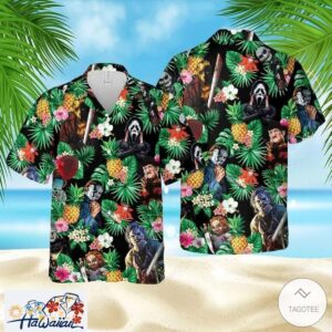 Horror Movie Characters Hawaiian Shirt Collection Trendy Aloha 1