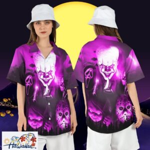 Horror Movie Characters Scary Friends Dolls Killers Aloha Tee Trendy Aloha 1