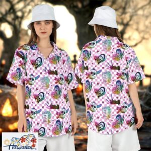 Horror Movies Checkered Halloween Killers Scary Aloha Top Trendy Aloha 1