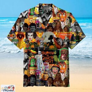 Horror Scary Halloween Carving Party Hawaiian Shirt Trendy Aloha 1