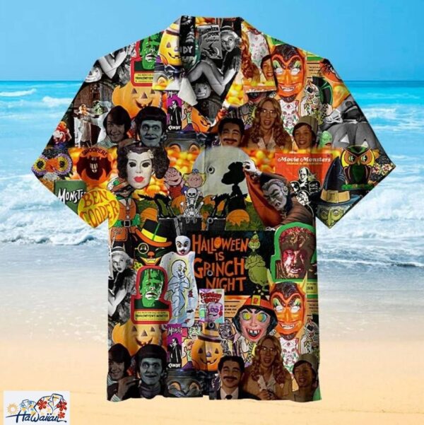 Horror Scary Halloween Carving Party Hawaiian Shirt Trendy Aloha 1