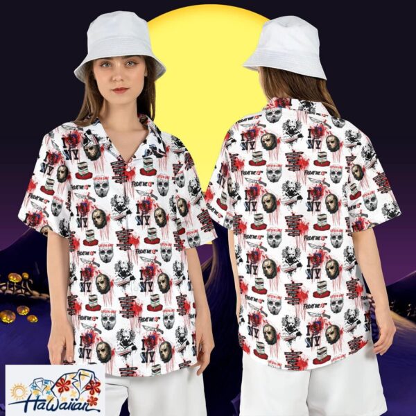 Jason Voorhees Friday 13th Horror Halloween Crystal Lake Tee Trendy Aloha 1