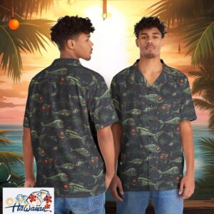 Nautical Horror Deep Sea Fish Art Unisex Spooky Hawaiian Tee Trendy Aloha 1