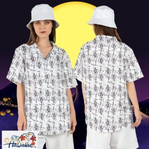 Dancing Skeletons Halloween Beach Party Skulls Aloha Shirt Trendy Aloha 1