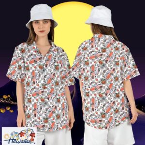 Halloween Skeleton Mean Girls Get In Loser Spooky Hawaii Shirt Trendy Aloha 1