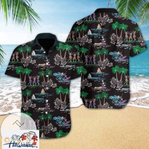 Skeleton Beach Theme Elegance Hawaiian Shirt Discover Cool Collection Trendy Aloha 1