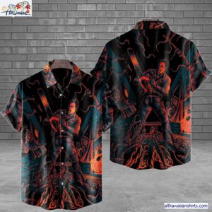 Ash Williams The Evil Dead Horror Movie Halloween All Over Print 3D Hawaiian Shirt 1