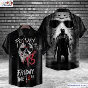 Jason Voorhees Friday The 13Th Horror Movie Halloween All Over Print 3D Hawaiian Shirt 1
