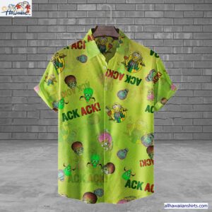 Mars Attacks Ack Ack Horror Movie Halloween All Over Print 3D Hawaiian Shirt 1