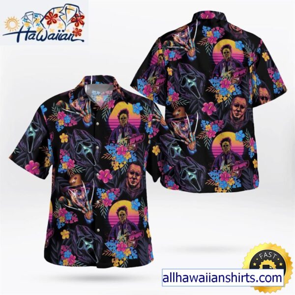 Horror Movie Retro Hawaii Shirt 1