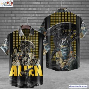 Walter Alien Covenant Horror Movie Halloween All Over Print 3D Hawaiian Shirt 1