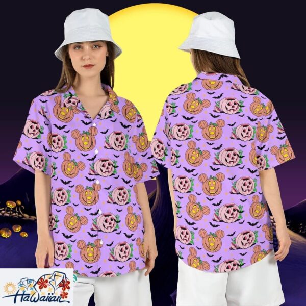 Mickey Mouse Pumpkin Halloween Jack Lantern Trick Treat Tee Trendy Aloha 1