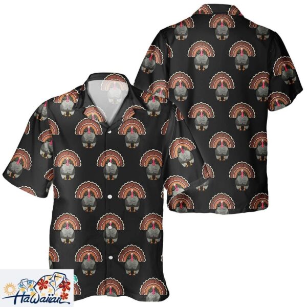 Unisex Hawaiian Turkey Lover Thanksgiving Day Pumpkin Shirt Trendy Aloha 1