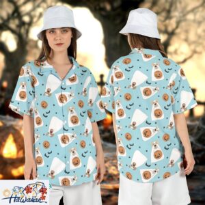 Dog Boo Ghost Spooky Halloween Trick Treat Pumpkin Aloha Top Trendy Aloha 1