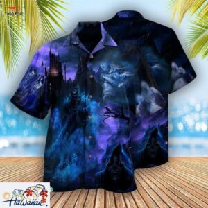 Spooky Halloween Ghost Pumpkin Hawaiian 3D Shirt Short Sleeve S to 5XL Trendy Aloha 1