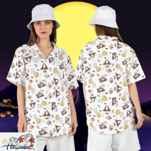 Jack Skellington and Zero Dog Halloween Nightmare Pumpkin Shirt Trendy Aloha 1